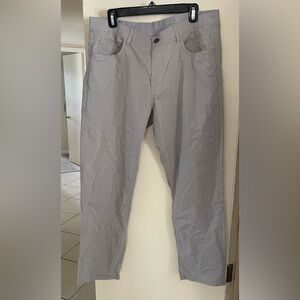 Faherty Reserve Pants Men’s Light Grey Movement Pant Chino Stretch 34x32